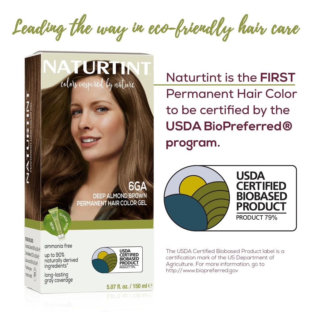 Naturtint 6GA application steps image shows easy, mess-free home coloring.