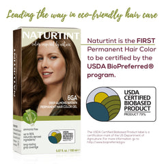 Naturtint 6GA application steps image shows easy, mess-free home coloring.