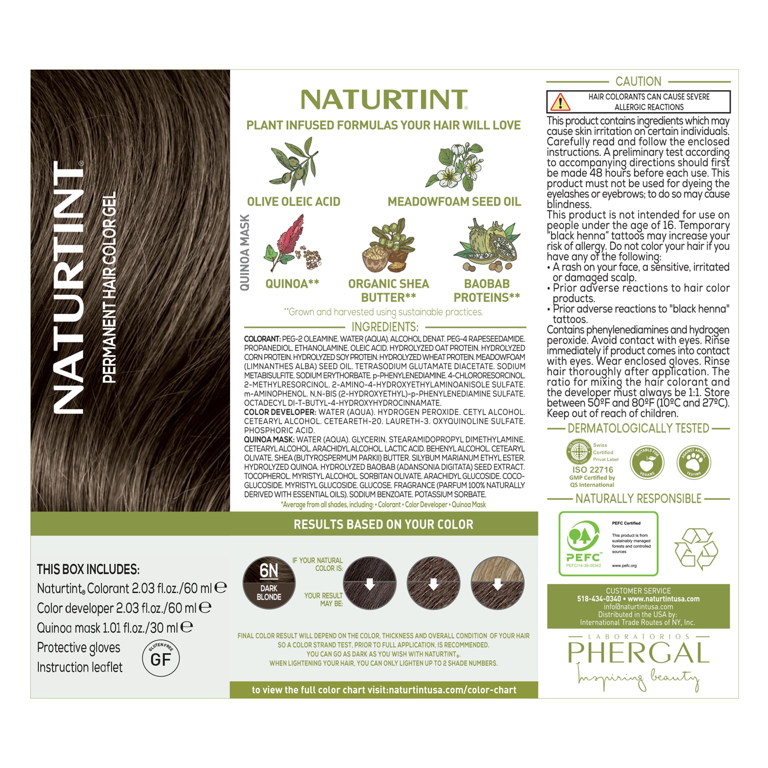 Naturtint 6N Dark Blonde processing-time illustration signals patience and shade development.