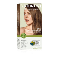 Naturtint 6WG packaging shows vegan, ammonia-free formula for at-home color.