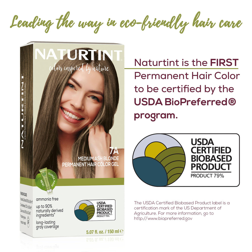 Naturtint 7A color swirl demonstrates blend-ready shade for natural coverage.
