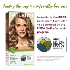 Naturtint 7G Golden Blonde application gloves depict easy at-home application.