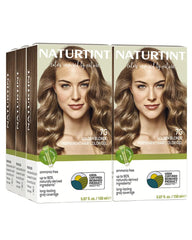 Naturtint 7G Golden Blonde pack shot shows at-home color with ammonia-free formula.