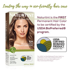 Naturtint 7GM Chocolate Caramel gray coverage preview with natural tone