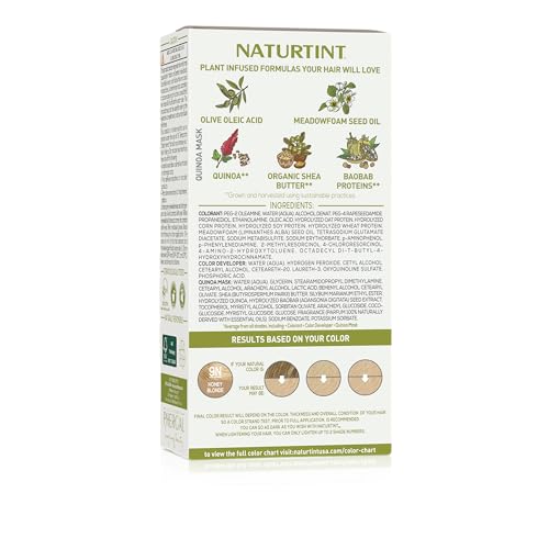 Naturtint 9N Honey Blonde color swatch for a natural-looking shade.