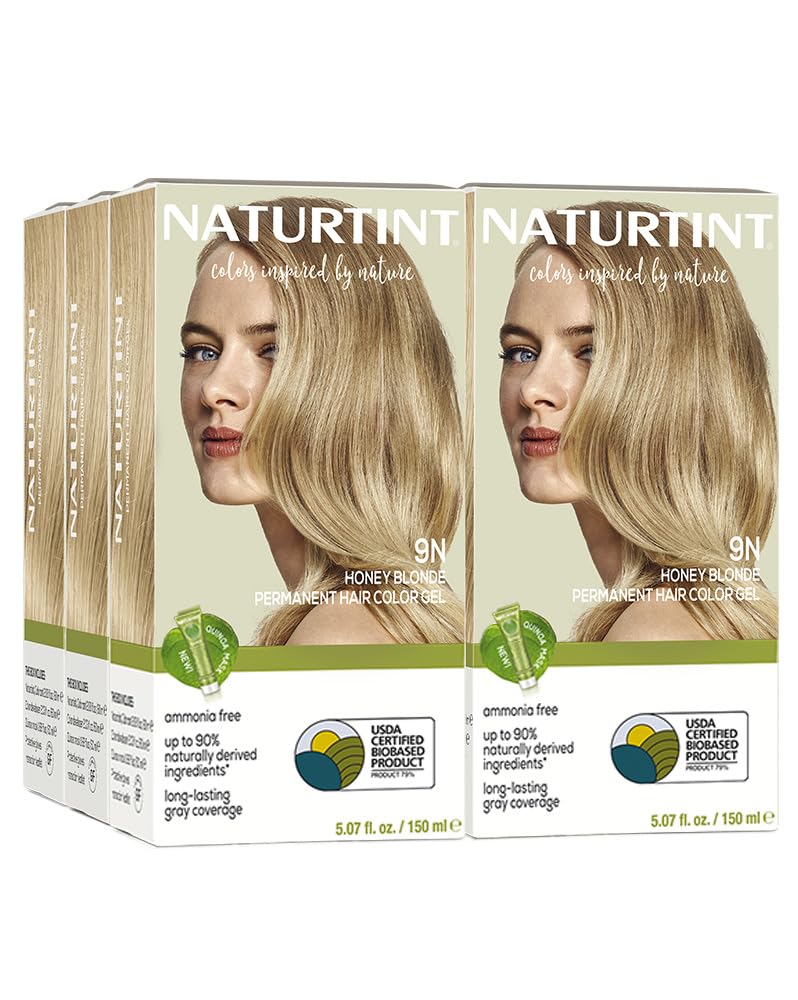 Naturtint 9N Honey Blonde packaging with vegan, cruelty-free branding.