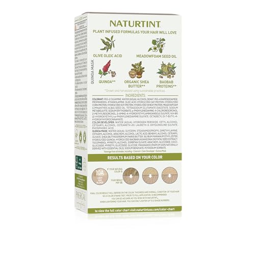 Naturtint ash blonde application kit demonstrates mess-free at-home coloring experience