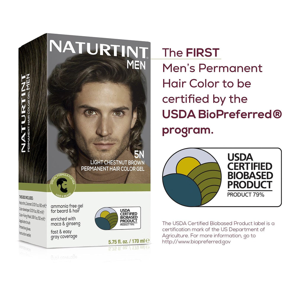 Naturtint biopreferred certification label highlighting USDA-approved ingredients
