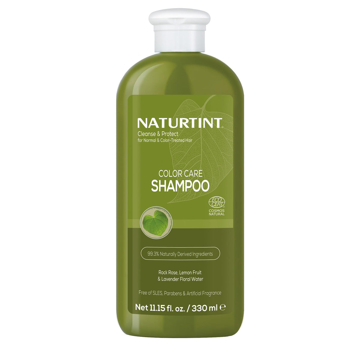 Naturtint Color Care Shampoo bottle demonstrates color-safe cleansing for vibrant color.