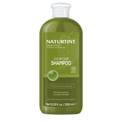 Naturtint Color Care Shampoo bottle demonstrates color-safe cleansing for vibrant color.