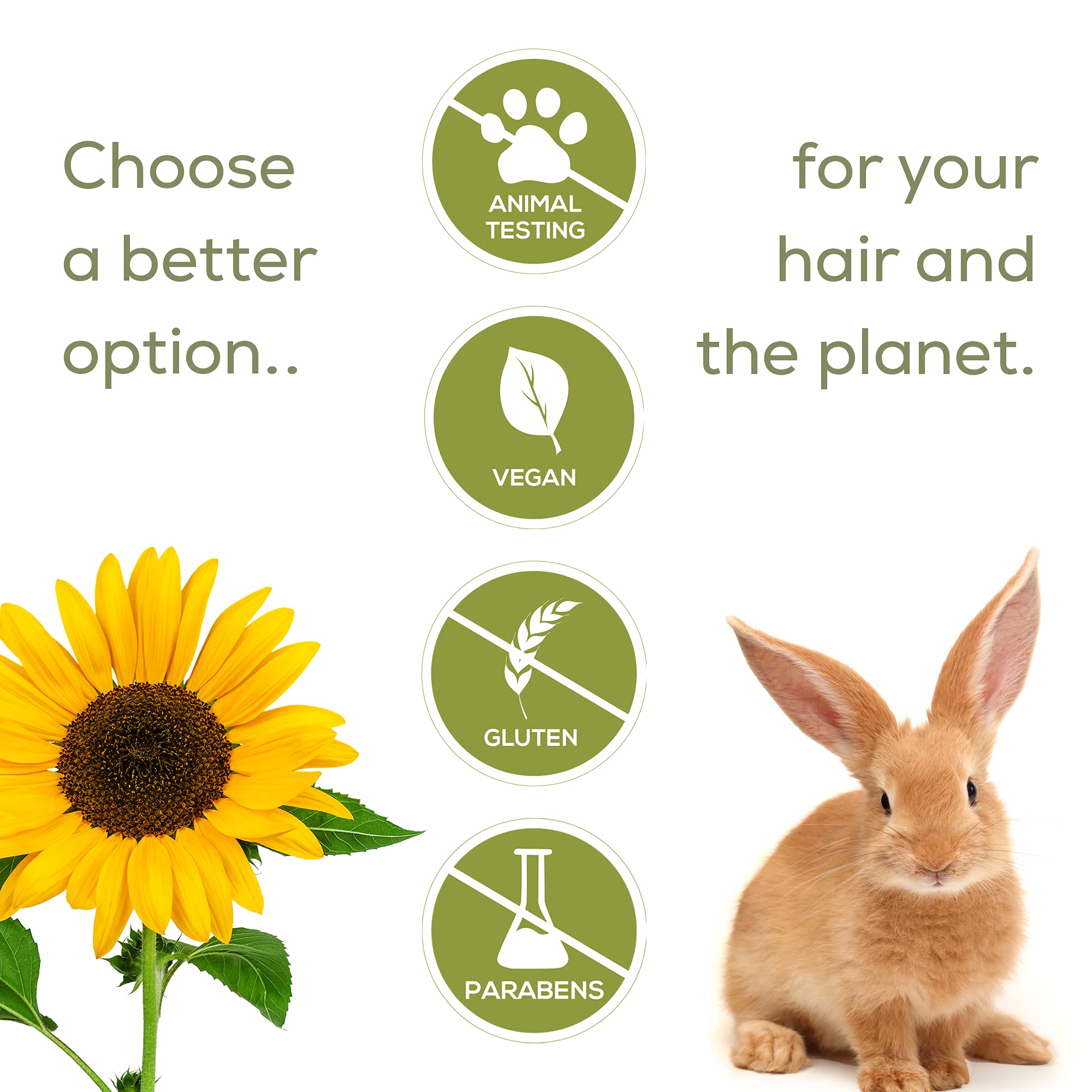 Naturtint Color Care Shampoo sunflower seed extract nourishes scalp and hair.