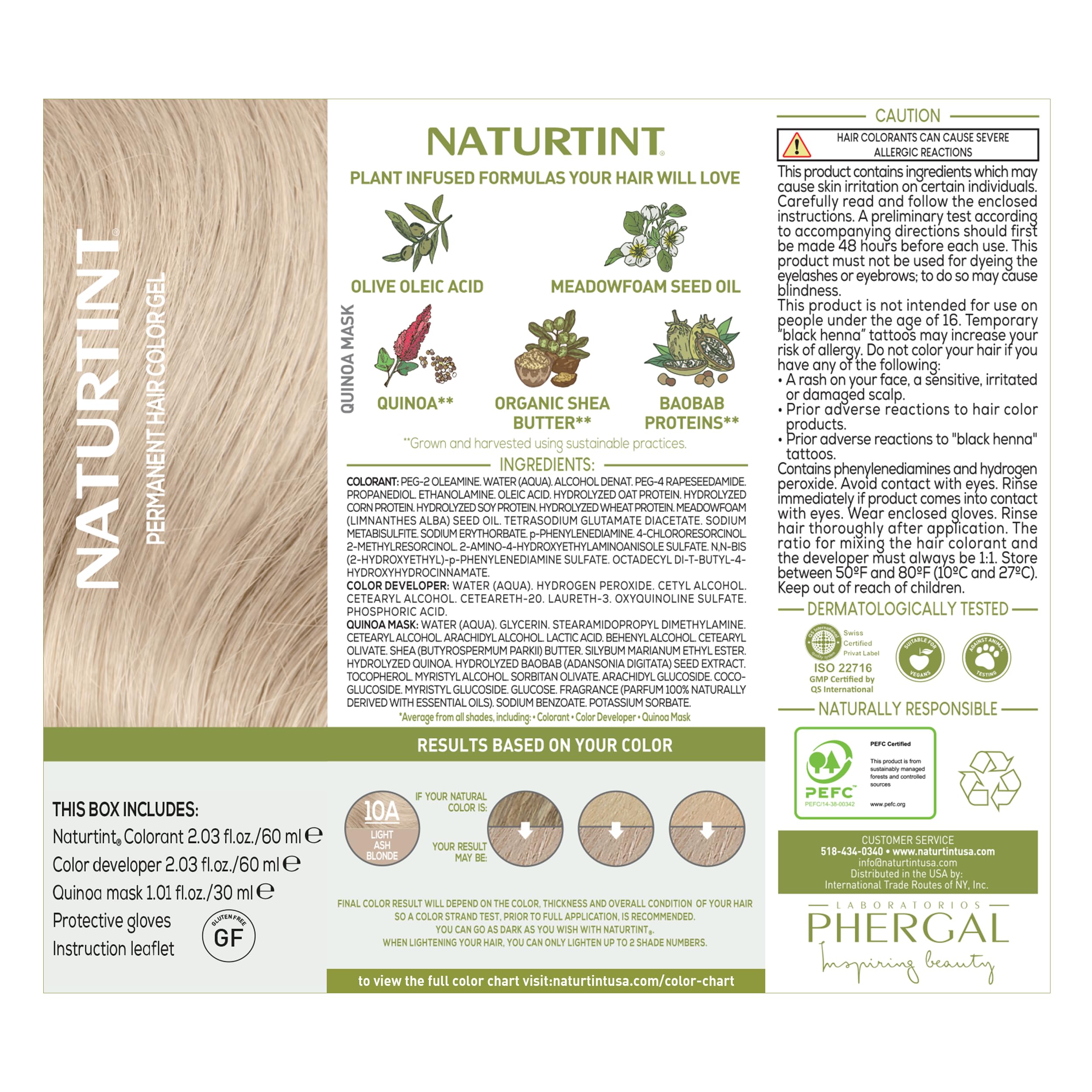 Naturtint cruelty-free vegan logo signals an ethical choice for color lovers