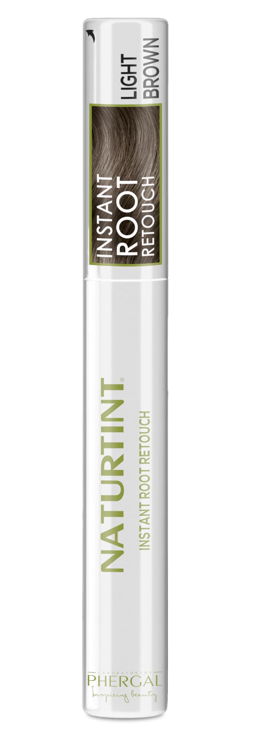 Naturtint Instant Root Retouch drying scene demonstrates quick-set formula.