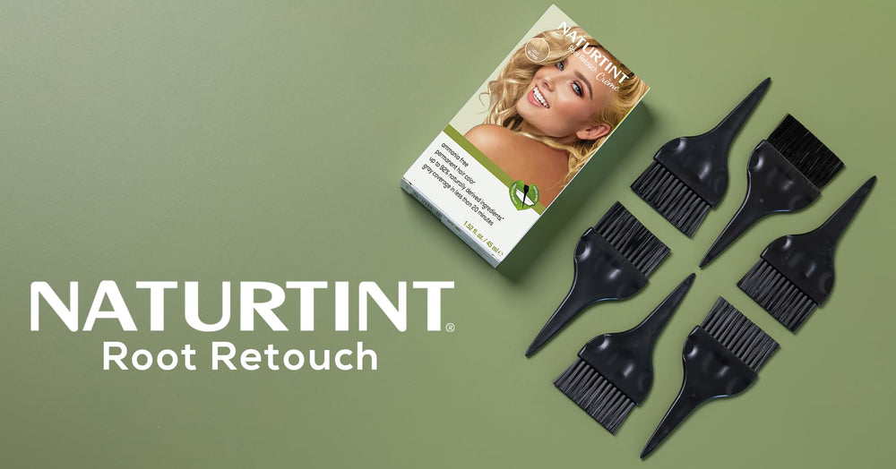 Naturtint light blonde root retouch cream afterlook demonstrates salon-like finish at home.