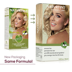 Naturtint light blonde root retouch cream bottle highlights ammonia-free formula and convenient at-home use.