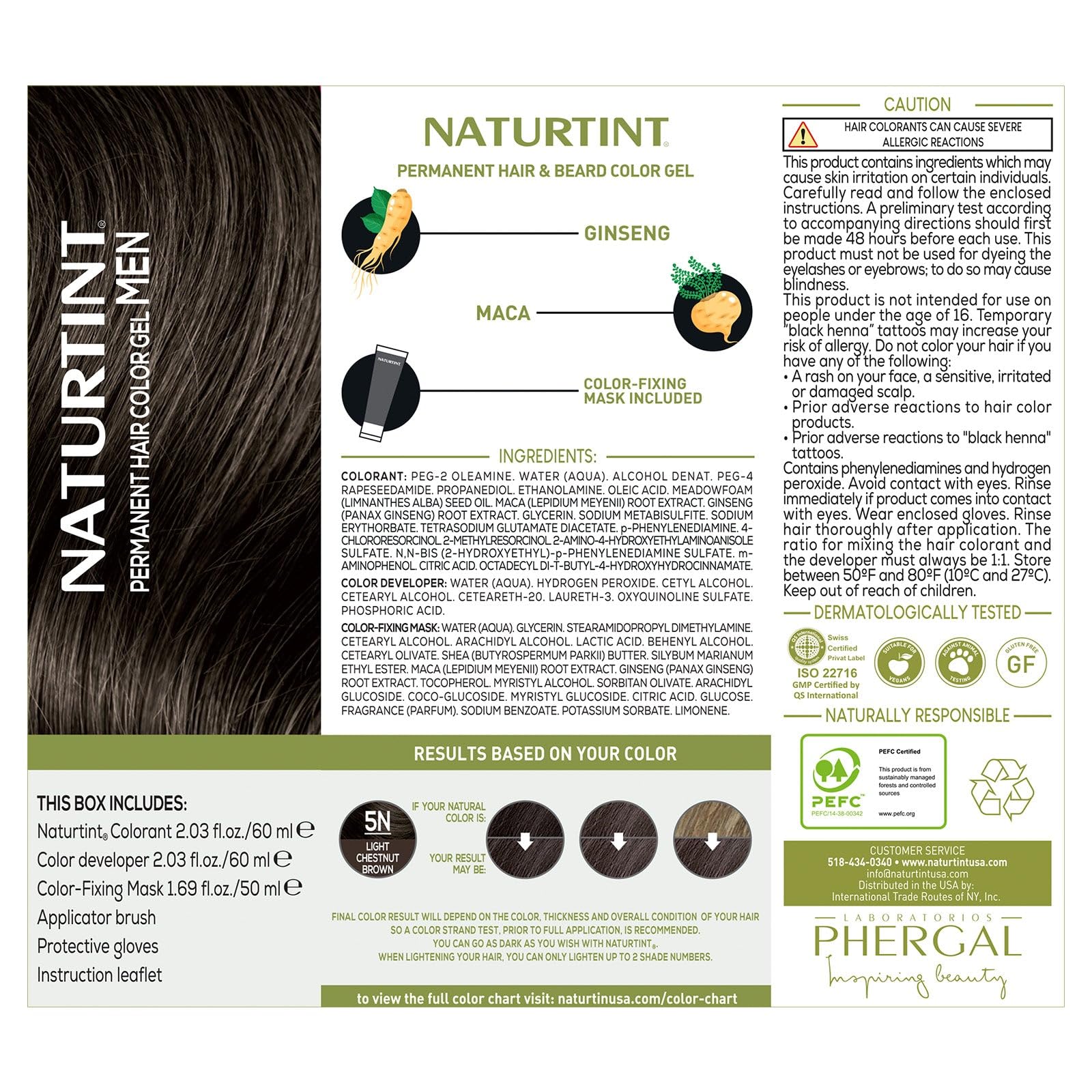 Naturtint Mens color application brush for precise, even coverage