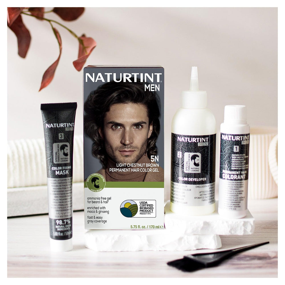 Naturtint before-after hair result showing natural, seamless shade