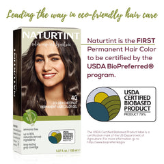 Naturtint plant-based ingredients emphasize gentle, nourishing color application.