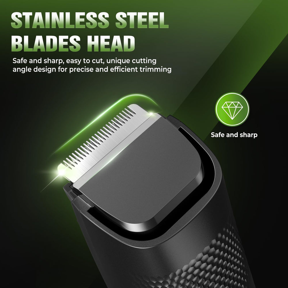 NAUQUOHZ Waterproof trimmer supports wet and dry trimming in the shower.
