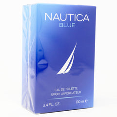 Nautica Blue EDT bottle front view for everyday fresh wear.