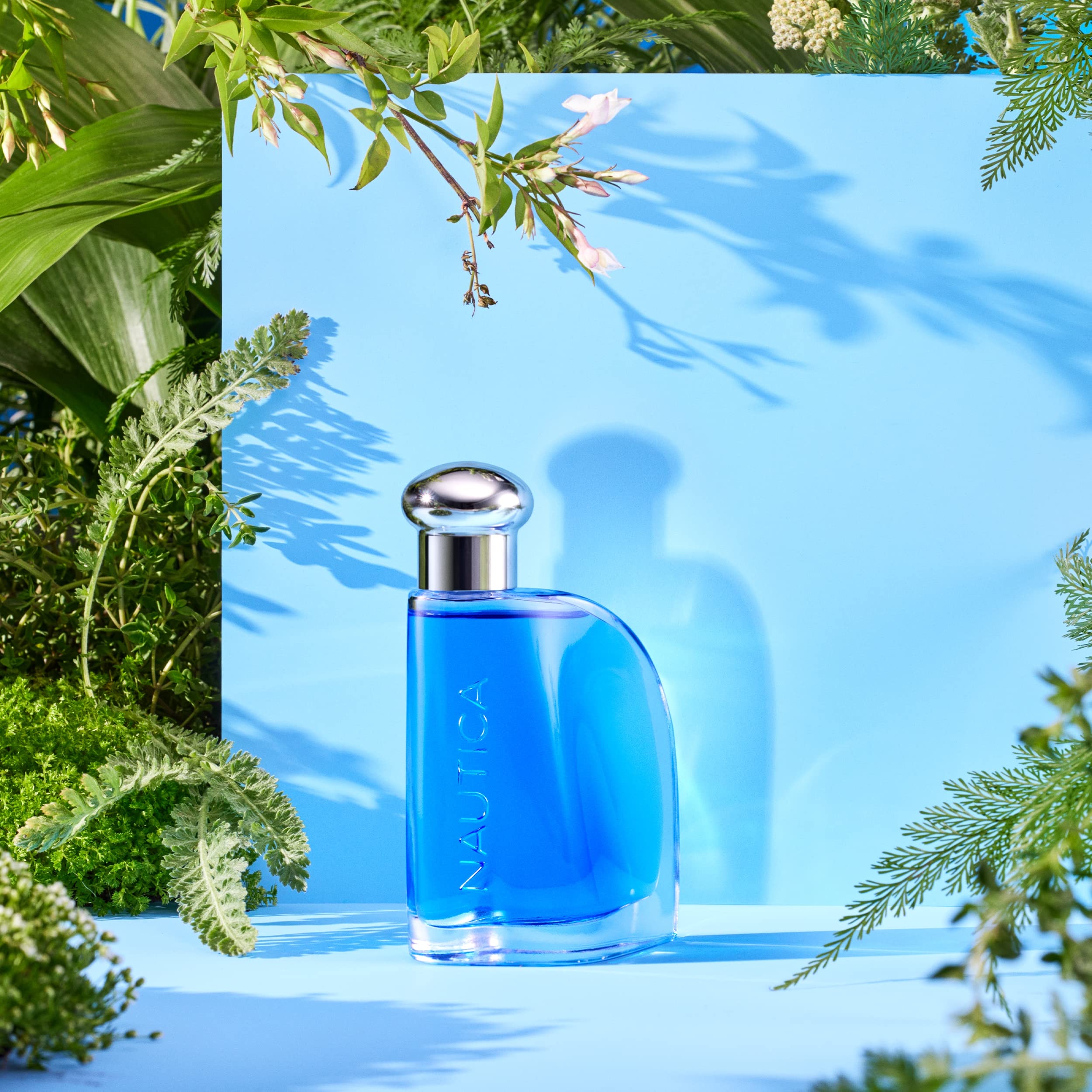 Nautica Blue EDT heart-notes violet and jasmine showcased.