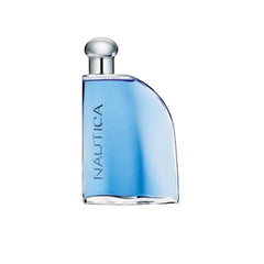 Nautica Blue Sail application on wrist for all-day refreshment.