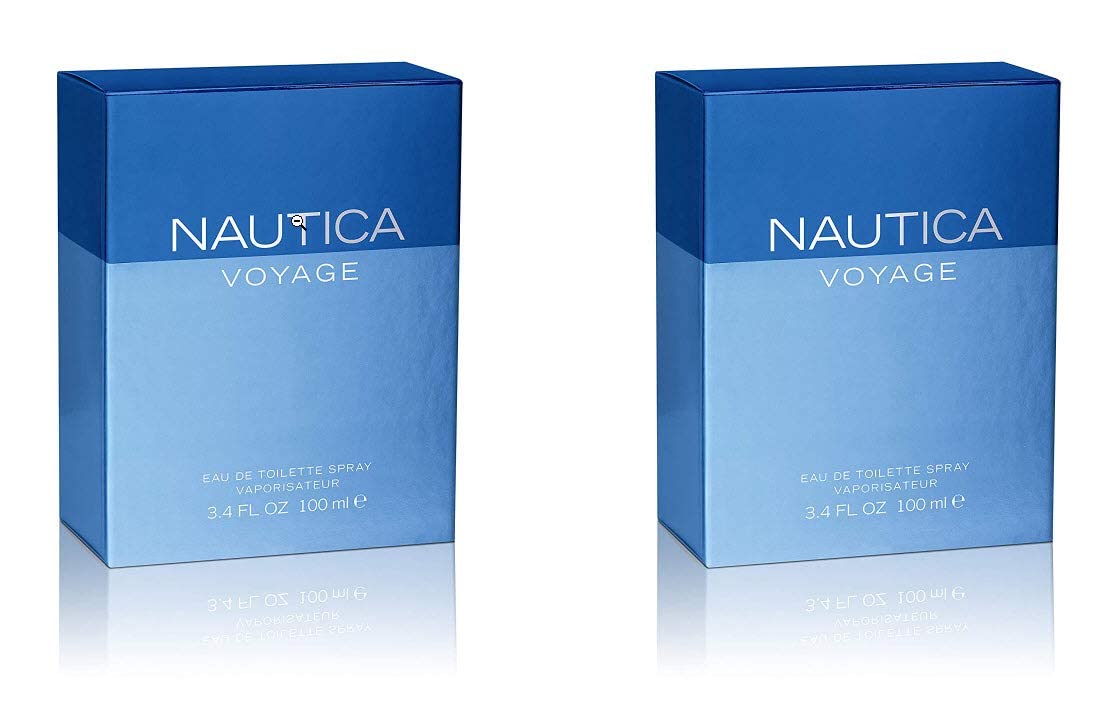 Nautica Voyage 2-pack spray image showing the EDT for versatile, all-day appeal.