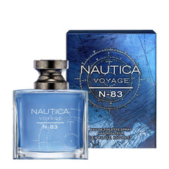 Nautica Voyage N83 top-notes sea-notes-peppermint opening hints at freshness.