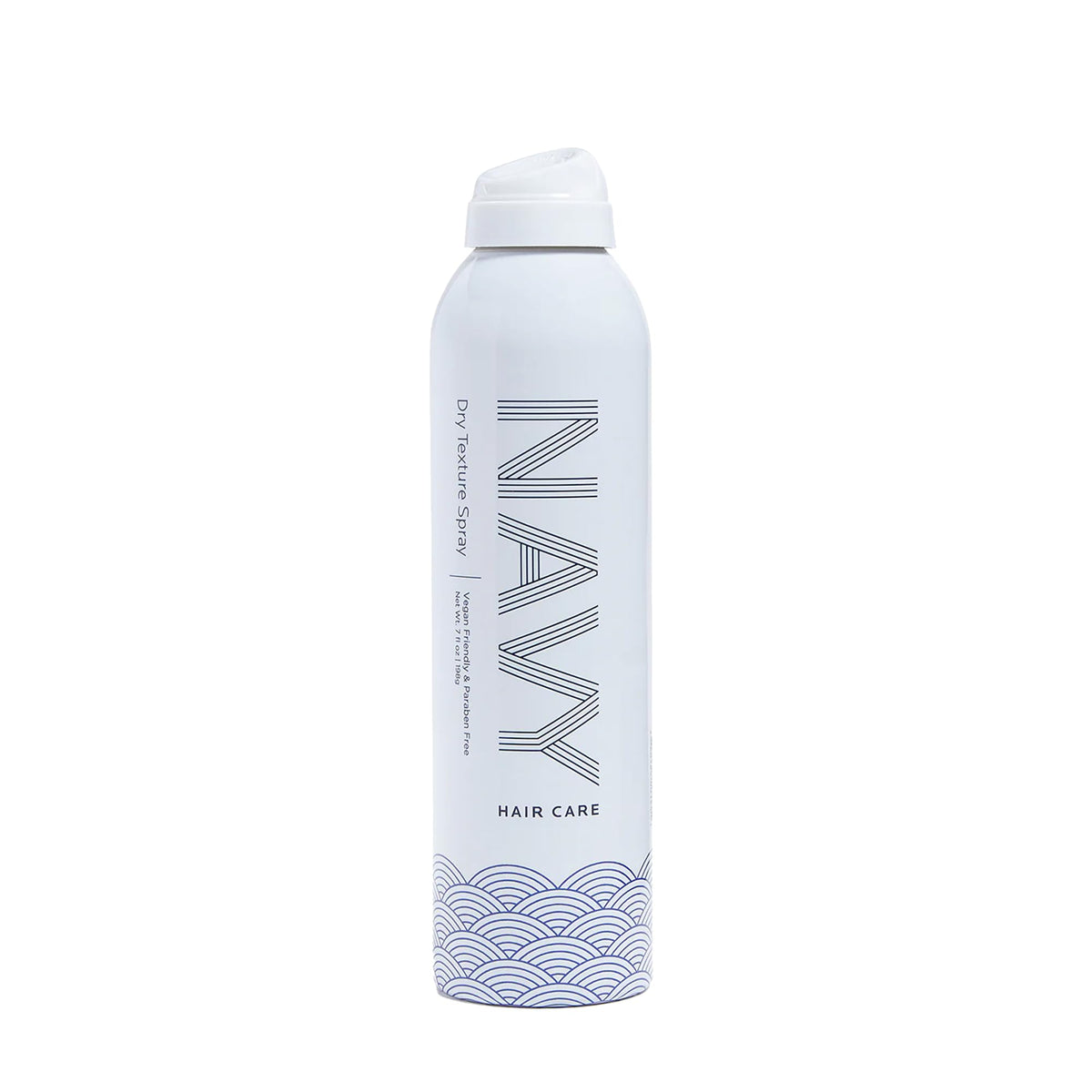NAVY HAIR CARE Dry Texture Spray bottle shows lightweight volume for fine hair styling