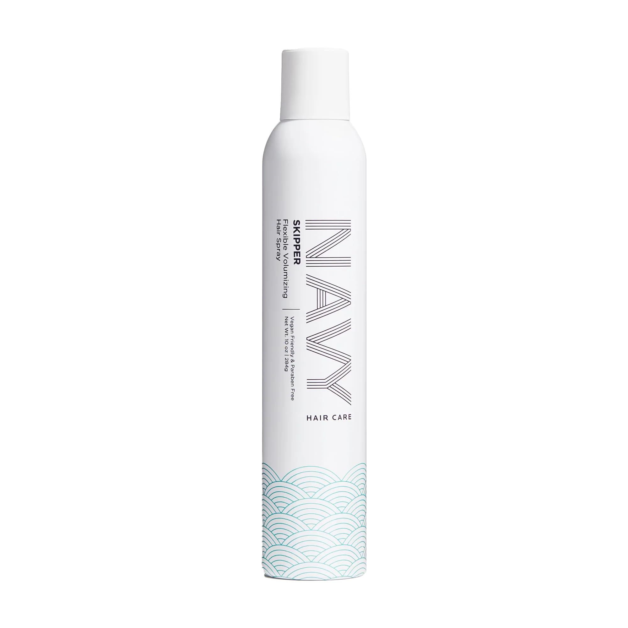 NAVY HAIR CARE Skipper bottle packaging highlights a volumizing spray for lift.