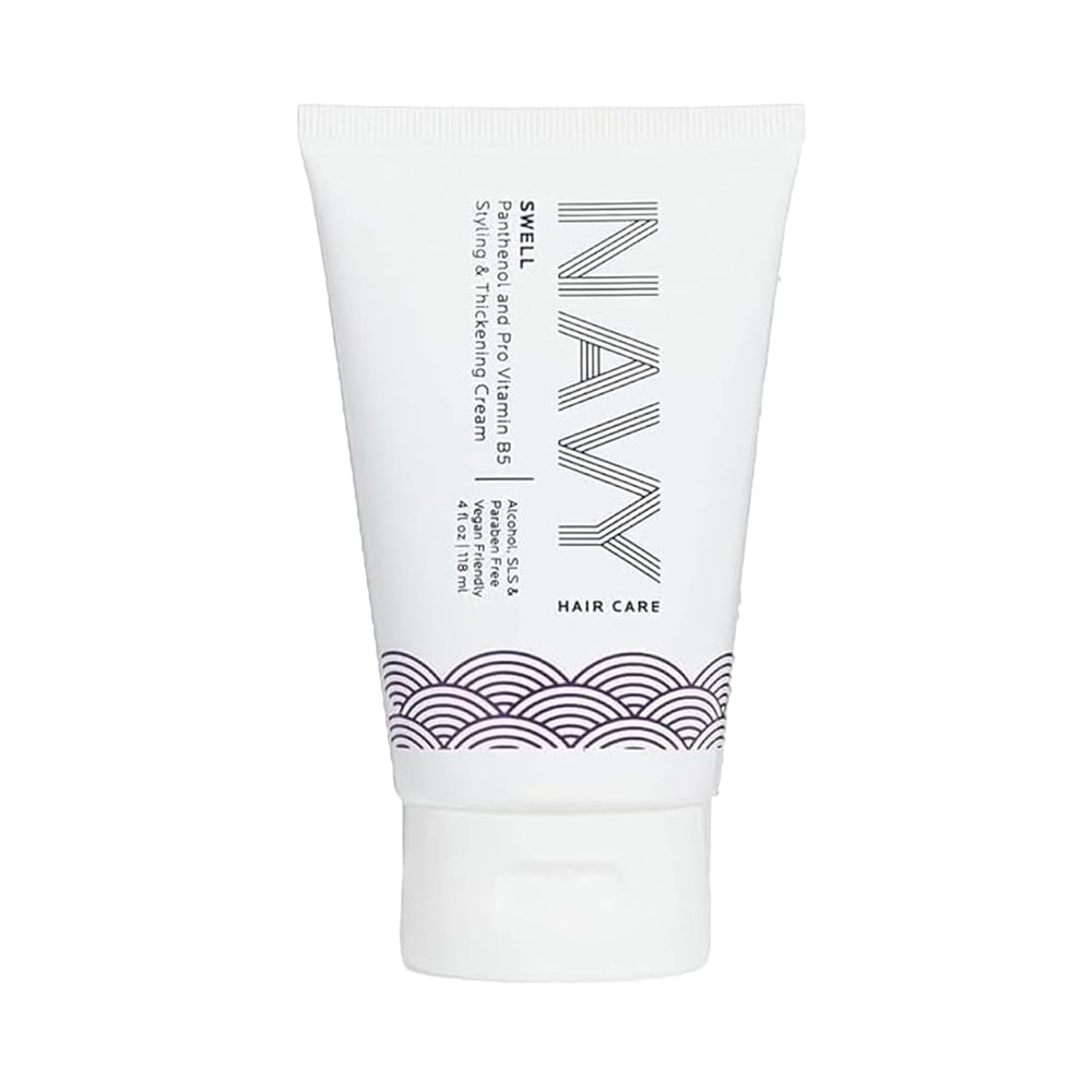 NAVY HAIR CARE Swell Thickening Cream bottle front for fuller, shinier hair