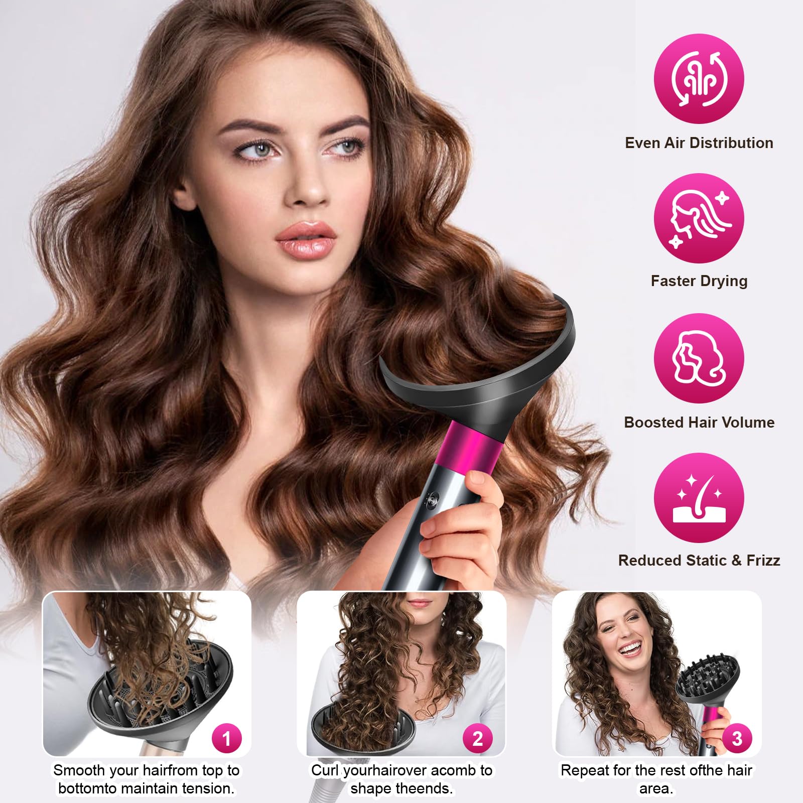 Nawchedo-travel-friendly-diffuser-attachment shows compact design for on-the-go hair care.