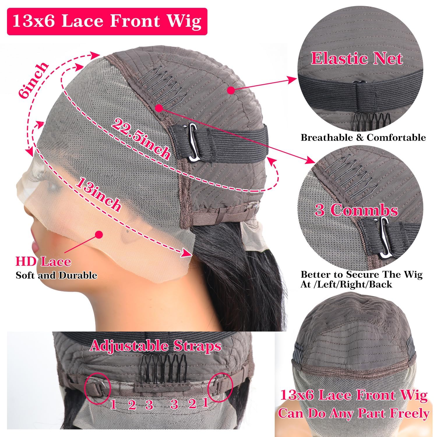Nawpum lace-front wig parting space close-up illustrates natural melt-down potential.