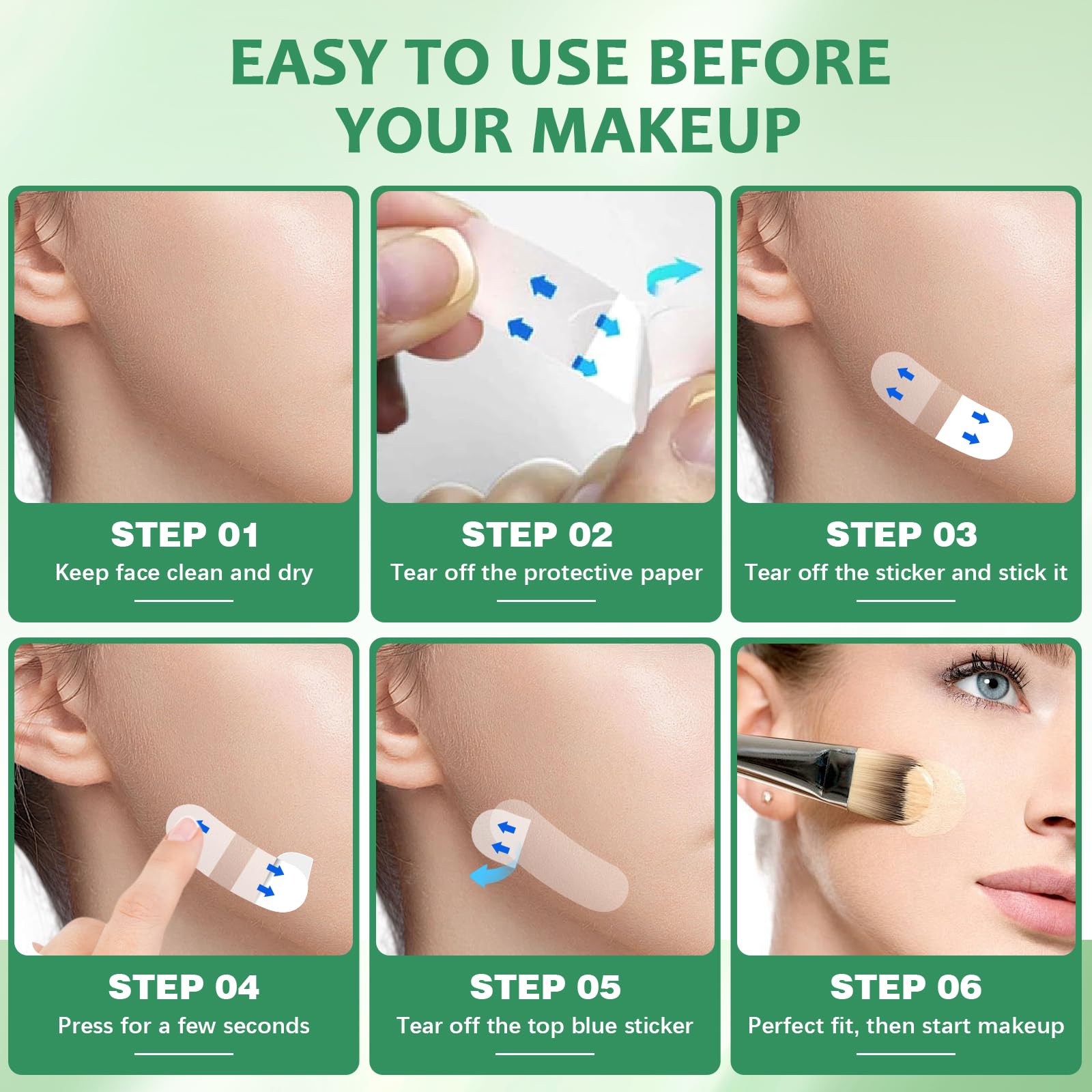 NBF Neck and face contour with neck lift tape for cohesive look
