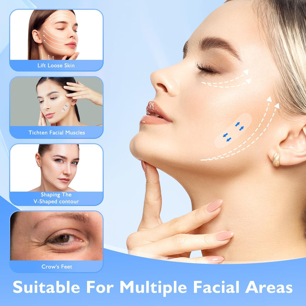 NBF face tape blends with foundation for natural appearance