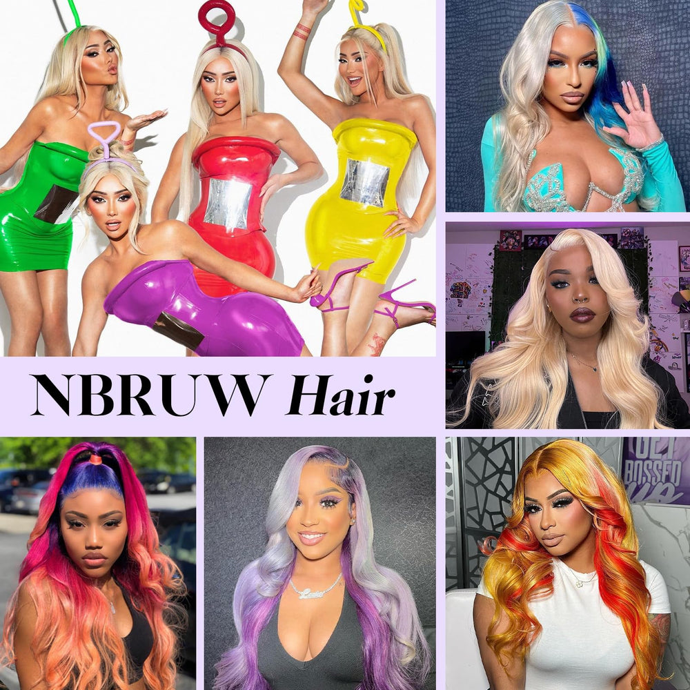 NBRUW blonde lace front wig suited for daily wear and special occasions