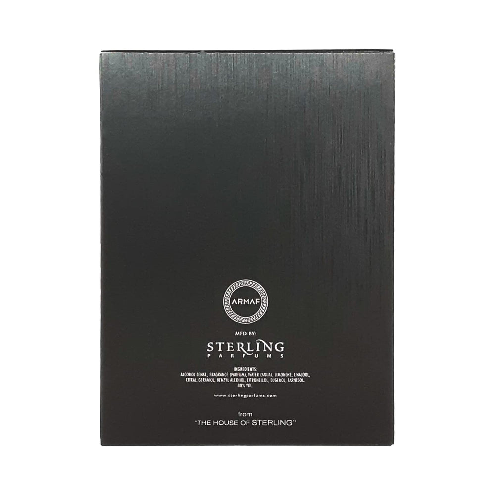NC Armaf Club de Nuit Intense Man spray application for day-to-night wear.