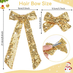 NCMAMA pack of 4 hair bows offers versatile styling options for different hairstyles