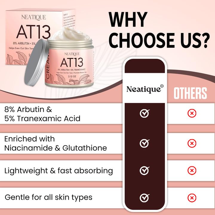 Neatique product with routine items suggests daily clarity support.