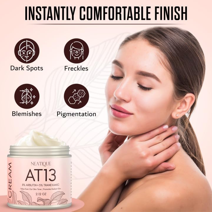 Neatique fragrance-free packaging signals gentle, skin-friendly formula.