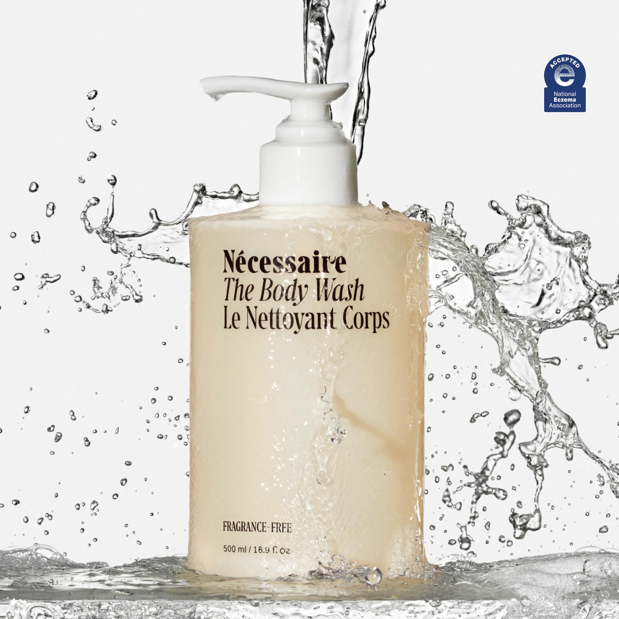 Nécessaire barrier-cleanse ceramides close-up for barrier support.