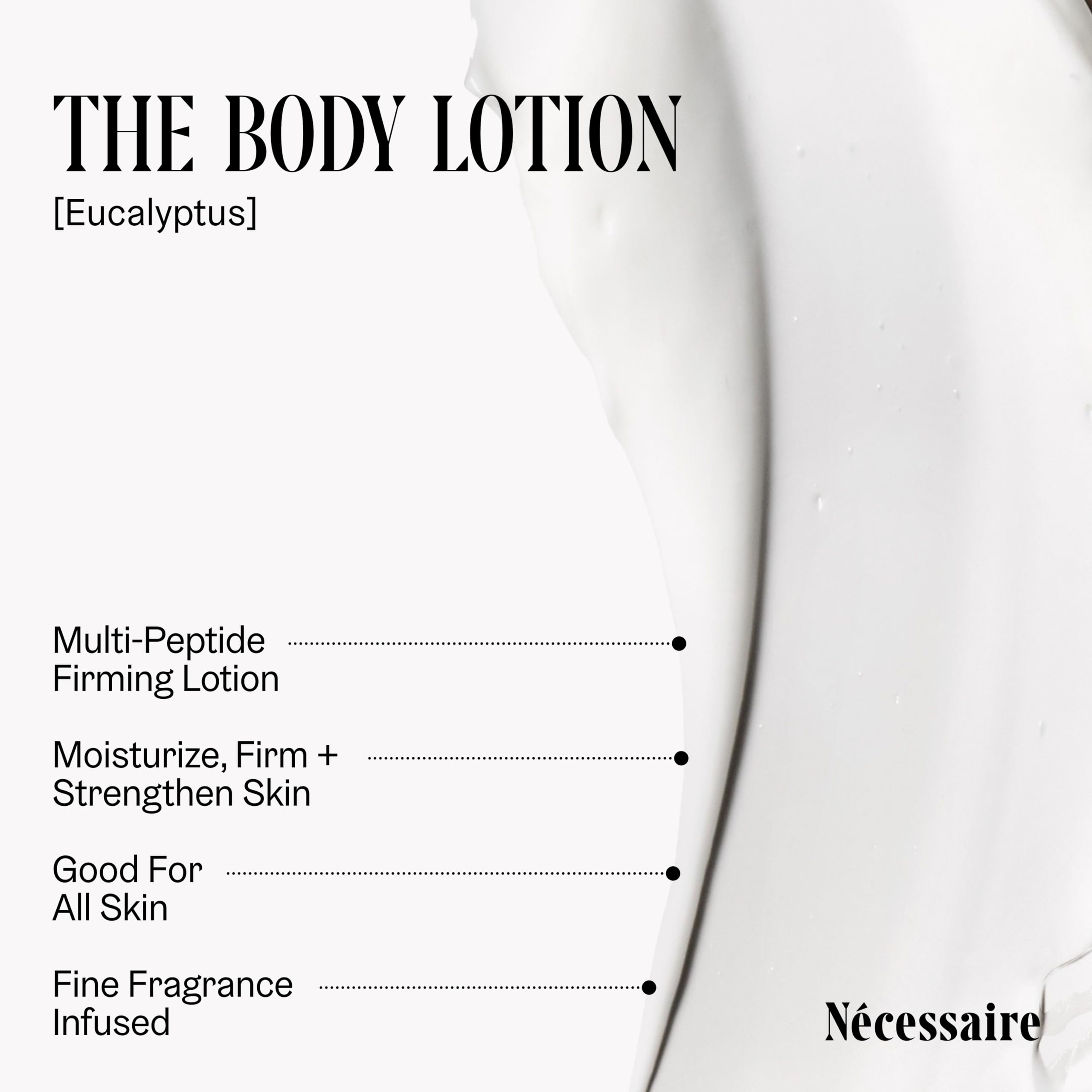 Nécessaire Body Duo packaging presents eucalyptus-scented, vegan skincare set.