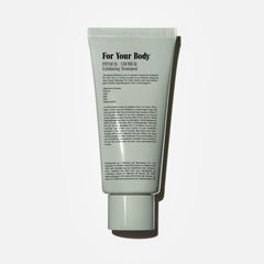 Nécessaire The Body Exfoliator bottle side profile on compact packaging
