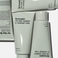 Nécessaire The Body Exfoliator texture closeup with volcanic pumice grains