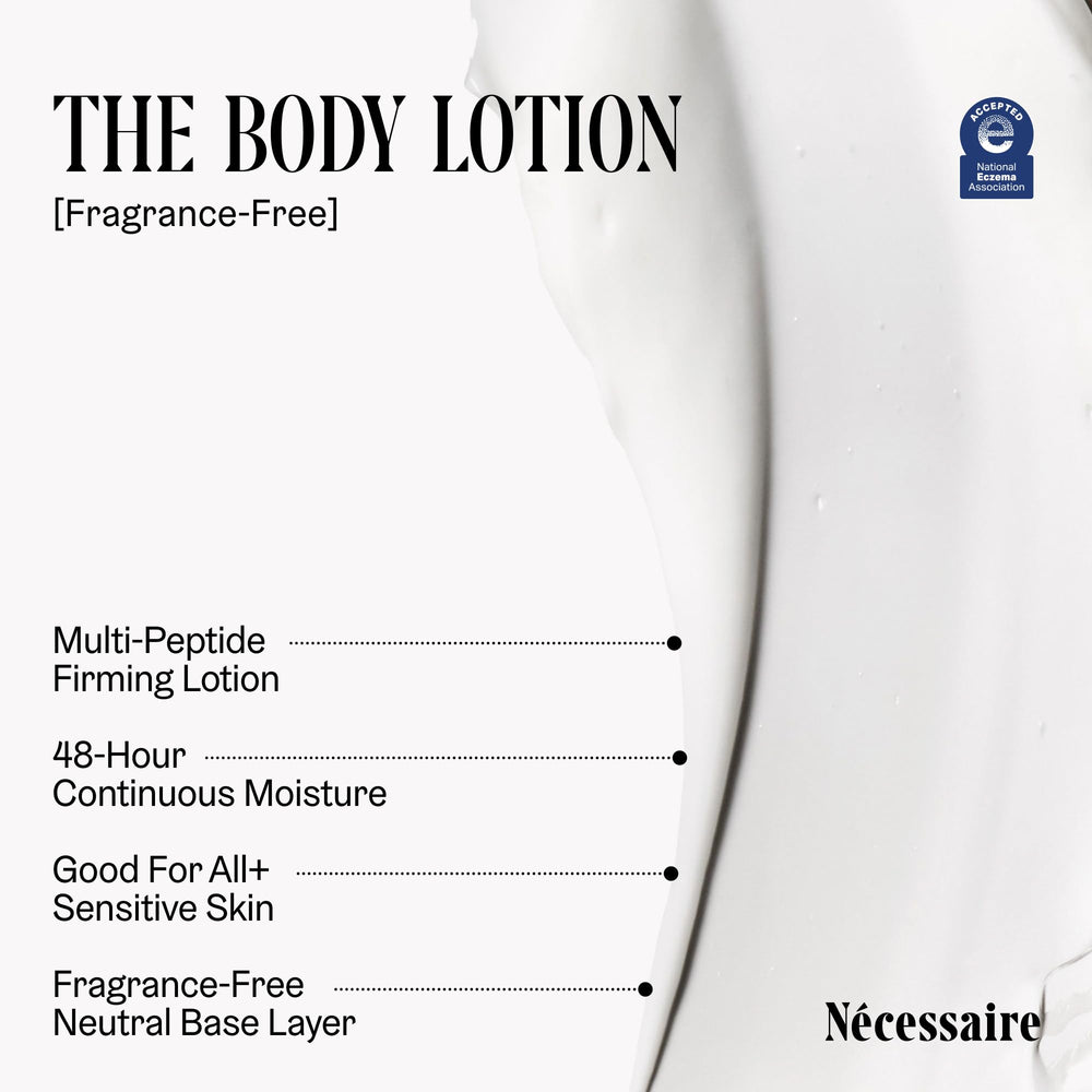 Nécessaire body lotion omega-6-9 plant oils close-up for nourishment