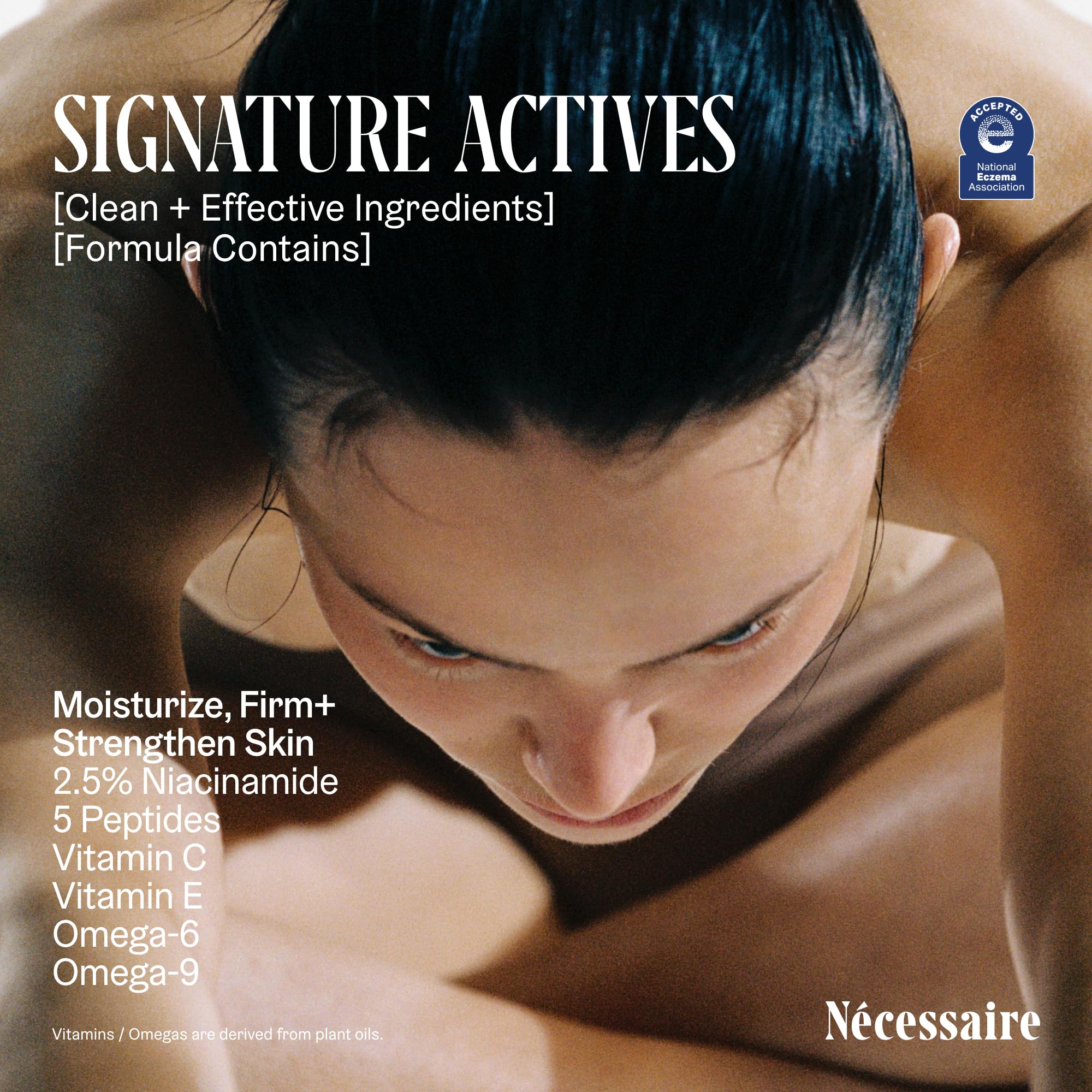 Nécessaire body lotion Niacinamide highlight for barrier support