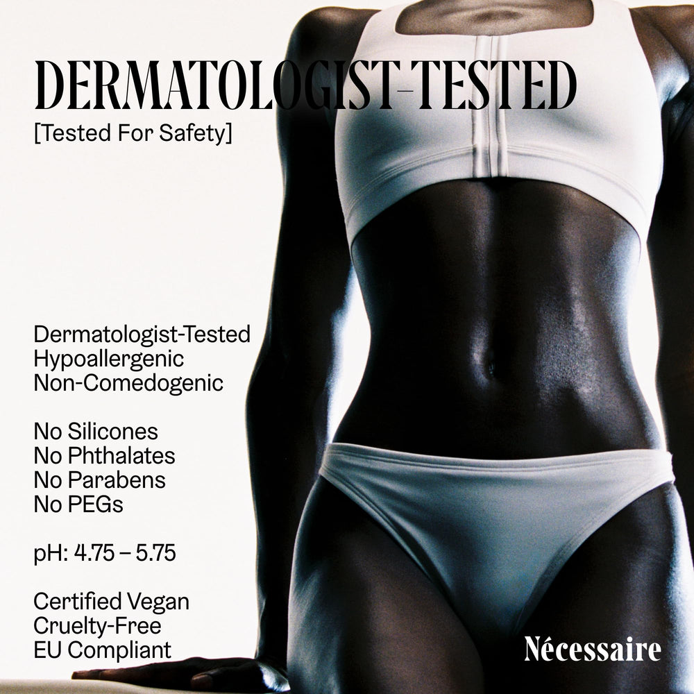 Dermatologist-tested Nécessaire Santal lotion suitable for sensitive skin
