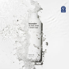 Nécessaire The Body Serum graphic highlighting five molecular weights of HA