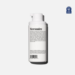Nécessaire The Body Serum packaging highlights fragrance-free, dermatologist-tested design.