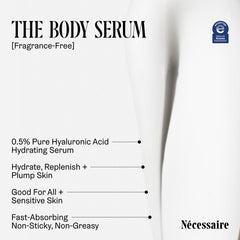 Nécessaire Body Serum with niacinamide supporting barrier for comfortable skin
